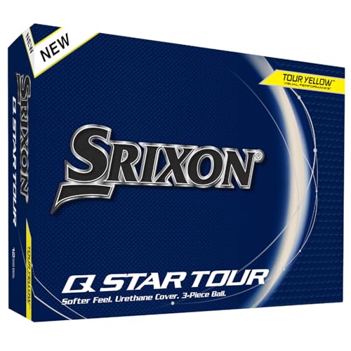 Srixon, New Q-Star Tour 5 2024 - Dutzend Golfbälle - weiches Gefühl, Spin, Leistung und Kraft - 4 Schachteln à 3 Stück - Premium-Golfzubehör und Golfgeschenke Srixon, New Q-Star Tour 5 2024 - Dutzend Golfbälle - weiches Gefühl, Spin, Leistung und Kraft - 4 Schachteln à 3 Stück - Premium-Golfzubehör und Golfgeschenke von Srixon