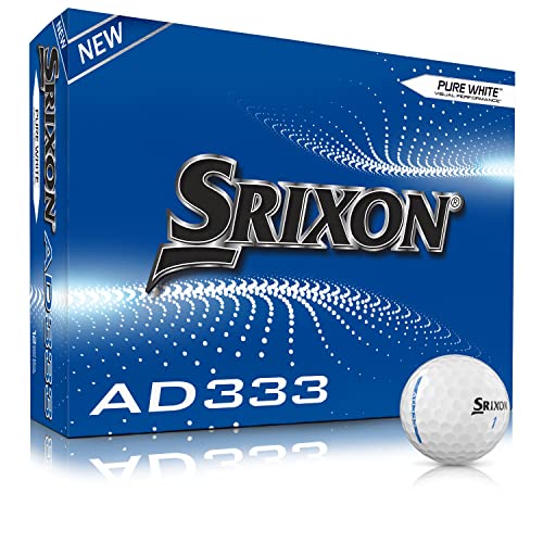 Srixon AD333 Golfball, Herren, weiß, 12 Bälle Srixon AD333 Golfball, Herren, weiß, 12 Bälle von Srixon
