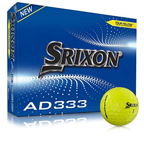 Srixon AD333 10 – Hochleistungs-Golfbälle für Distanz und Geschwindigkeit – geringe Kompression – für Konsistenz und Kontrolle – Ausrichtungslinie – Premium-Golfzubehör und Golfgeschenke Srixon AD333 10 – Hochleistungs-Golfbälle für Distanz und Geschwindigkeit – geringe Kompression – für Konsistenz und Kontrolle – Ausrichtungslinie – Premium-Golfzubehör und Golfgeschenke von Srixon
