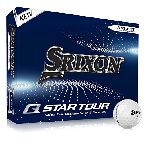 Srixon Unisex-Erwachsene Q-Star Tour 4 Golfball, Weiß, Dozen von Cleveland Golf