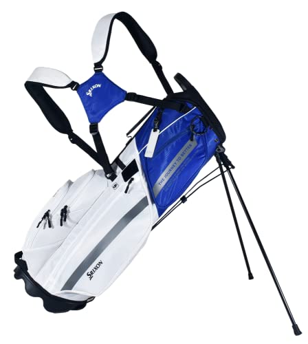 Srixon – Lifestyle Stand Golf Bag – 4 Schlägerteiler – 4 Reißverschlusstaschen, darunter eine große isolierte Tasche – Griff Oben – Zwei Tragegurte – Inklusive Regenhaube Srixon – Lifestyle Stand Golf Bag – 4 Schlägerteiler – 4 Reißverschlusstaschen, darunter eine große isolierte Tasche – Griff Oben – Zwei Tragegurte – Inklusive Regenhaube von Srixon