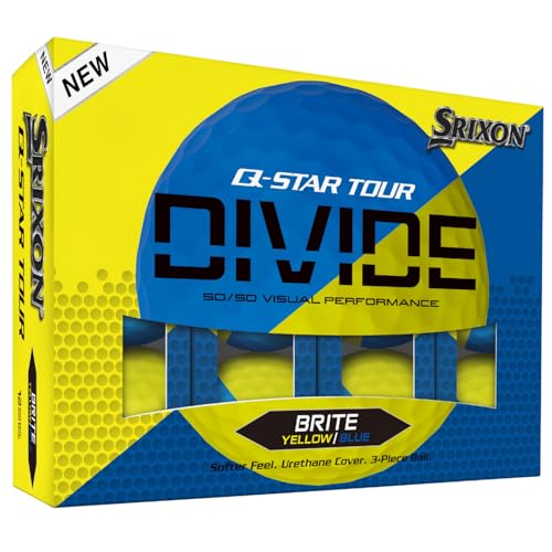 Srixon Q-Star Divide 12 Golfbälle Tour-Qualität - Perfekt für das Kurze Spiel - FastLayer-Kern - Hohe Ballkompression Srixon Q-Star Divide 12 Golfbälle Tour-Qualität - Perfekt für das Kurze Spiel - FastLayer-Kern - Hohe Ballkompression von Srixon