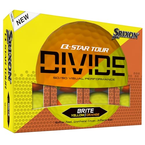 Srixon Q-Star Divide 12 Golfbälle Tour-Qualität - Perfekt für das Kurze Spiel - FastLayer-Kern - Hohe Ballkompression Srixon Q-Star Divide 12 Golfbälle Tour-Qualität - Perfekt für das Kurze Spiel - FastLayer-Kern - Hohe Ballkompression von Srixon