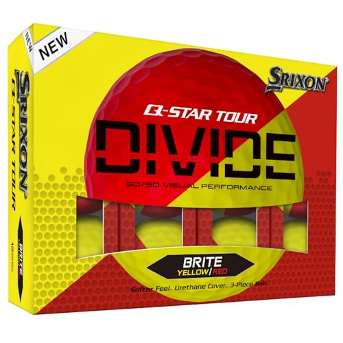 Srixon Q-Star Divide 12 Golfbälle Tour-Qualität - Perfekt für das Kurze Spiel - FastLayer-Kern - Hohe Ballkompression Srixon Q-Star Divide 12 Golfbälle Tour-Qualität - Perfekt für das Kurze Spiel - FastLayer-Kern - Hohe Ballkompression von Srixon