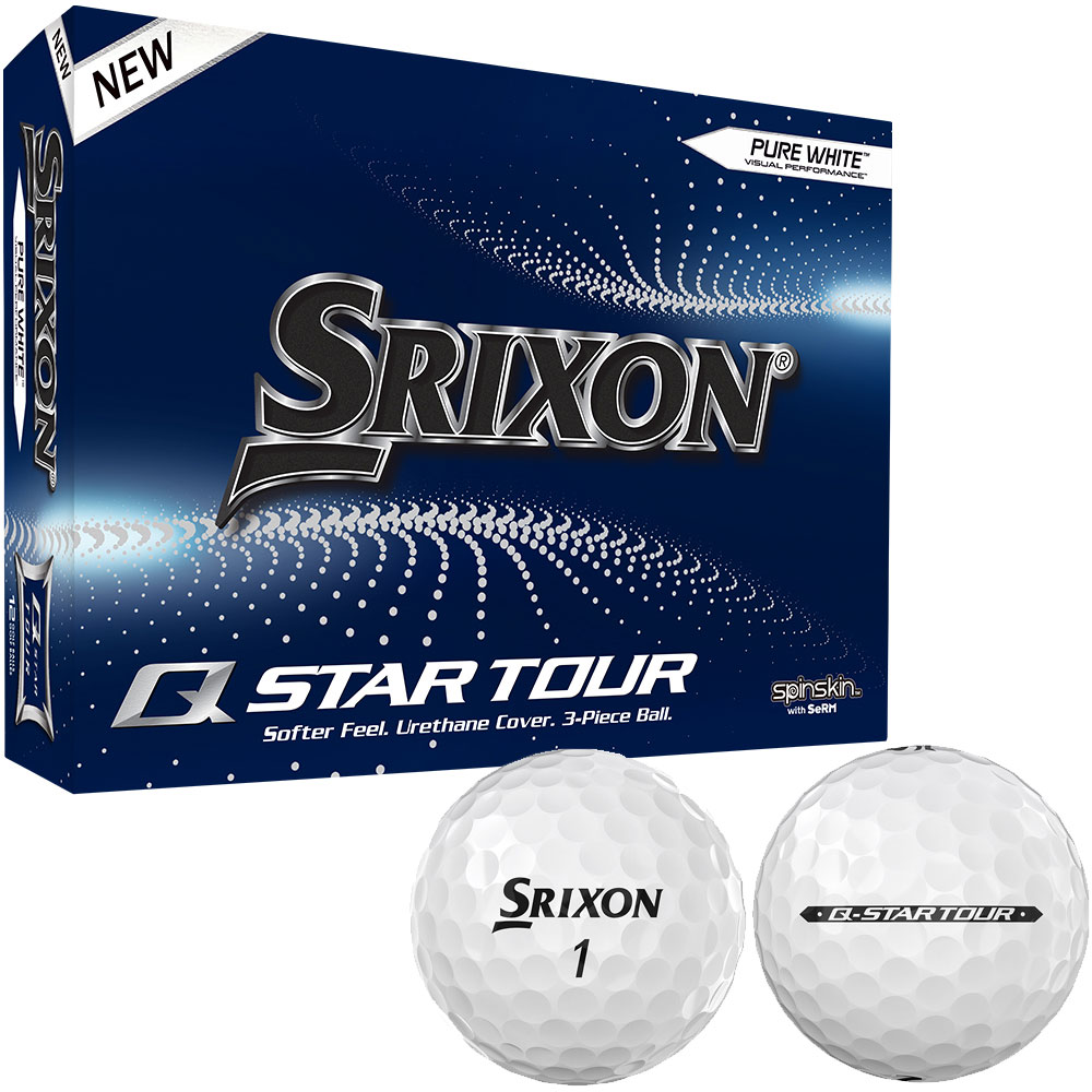 'Srixon Q-Star Tour Golfball 12er weiss' von Srixon