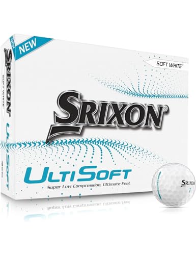 Srixon UltiSoft 4 – Dutzend Golfbälle Ultra weicher – weiches Gefühl – sehr geringe Kompression – Kontrolle und Gefühl – Premium-Golfzubehör und Golfgeschenke Srixon UltiSoft 4 – Dutzend Golfbälle Ultra weicher – weiches Gefühl – sehr geringe Kompression – Kontrolle und Gefühl – Premium-Golfzubehör und Golfgeschenke von Srixon