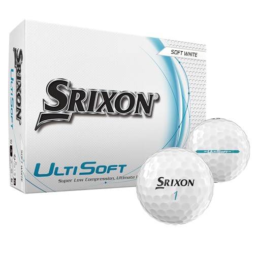 Srixon UltiSoft 5 – Ultra weicher Golfball | Geringe Kompression für EIN unübertroffenes Gefühl | Maximale Reichweite & verbesserter Kontroll | FastLayer-Kern | Fortschrittliche Aerodynamik Srixon UltiSoft 5 – Ultra weicher Golfball | Geringe Kompression für EIN unübertroffenes Gefühl | Maximale Reichweite & verbesserter Kontroll | FastLayer-Kern | Fortschrittliche Aerodynamik von Srixon