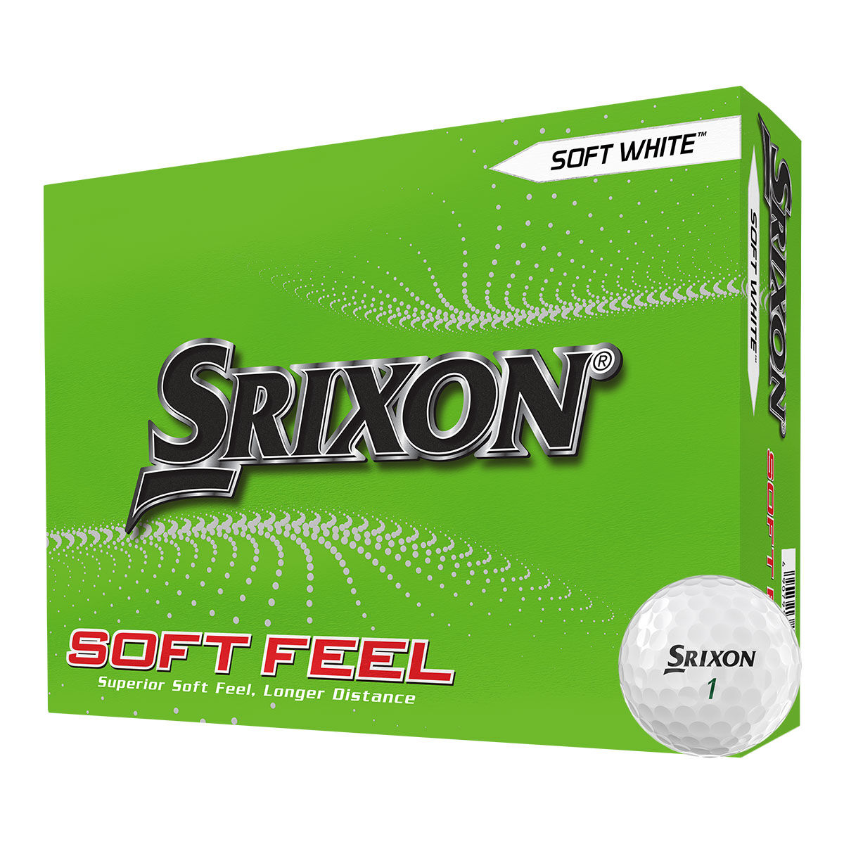 Srixon Golf Ball, White Comfortable Soft Feel 12 Pack | American Golf, One Size - Father's Day Gift von Srixon