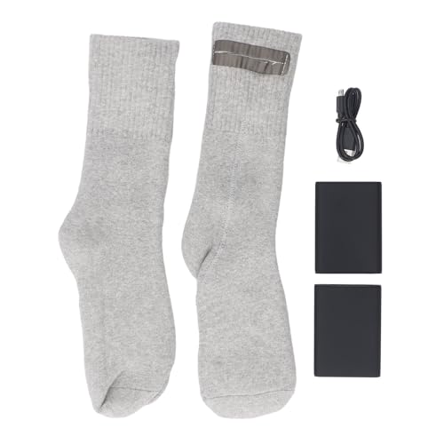 Beheizte Socken aus Polyesterfaser, Wiederaufladbar, Elektrische Heizsocken für Skifahren, Skaten, Jagen, Wandern, Beheizte Socken, Heizsocken, Elektrische Heizsocken von Srliya