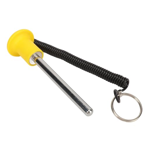 Gym Weight Stack Pin Selector Lock Pin Magnetisch mit Lanyard-Eisen Einfach zu Bedienender Arretierungs-Kupplungsstift Krafttraining Fitness (10MM*100MM) von Srliya