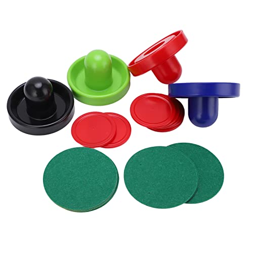 Mehrfarbiges Zubehörset für Tischhockeyspiele, Einschließlich Spielschiebern und Pucks-Set, Ideal Als Ersatz oder Upgrade von Srliya