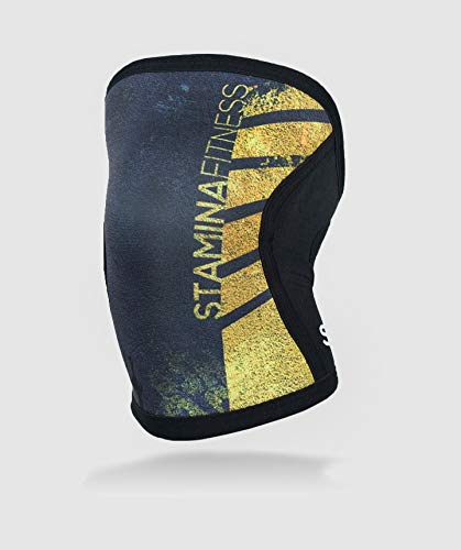 STAMINA FITNESS Unisex – Erwachsene Knieschoner 5 mm, Danger Grey, XXS STAMINA FITNESS Unisex – Erwachsene Knieschoner 5 mm, Danger Grey, XXS von Stamina Fitness