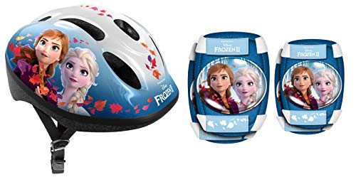 Stamp Mädchen Stamp Frozen 2 Helmet + Elbow and Knee Pads HELM ELLBOGEN KNIE SCHUTZ, Blau, Einheitsgröße EU Stamp Mädchen Stamp Frozen 2 Helmet + Elbow and Knee Pads HELM ELLBOGEN KNIE SCHUTZ, Blau, Einheitsgröße EU von Stamp