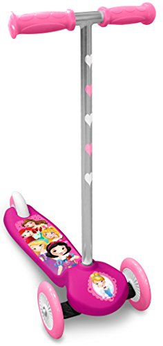 STAMP Mädchen Scooter/Steering 3 Räder-Princess Disney Tretroller, PINK STAMP Mädchen Scooter/Steering 3 Räder-Princess Disney Tretroller, PINK von Stamp