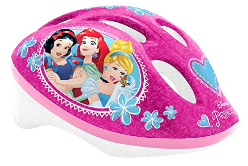 Stamp Girls Helm mit einstellbaren Tailleneinstellungen (ca. 53-56 cm) -Princess Disney Fahrradhelm, Rosa, S von Stamp