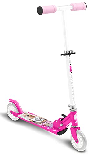 Stamp Scooter Barbie Klappbarer Scooter Barbie PINK Adjustable von Stamp