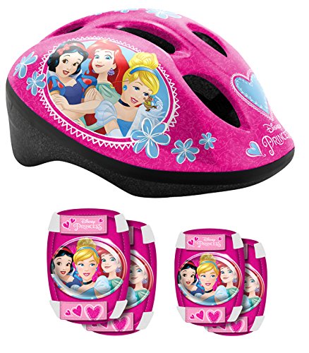 STAMP - HELM mit einstellbaren Tailleneinstellungen + ELLBOGEN und KNIESCHÜTZER - PRINCESS DISNEY von Stamp