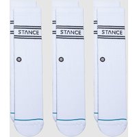 Stance Basic 3 Pack Crew Socks white Stance Basic 3 Pack Crew Socks white von Stance