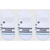 Stance Basic 3 Pack No Show Socks white Stance Basic 3 Pack No Show Socks white von Stance