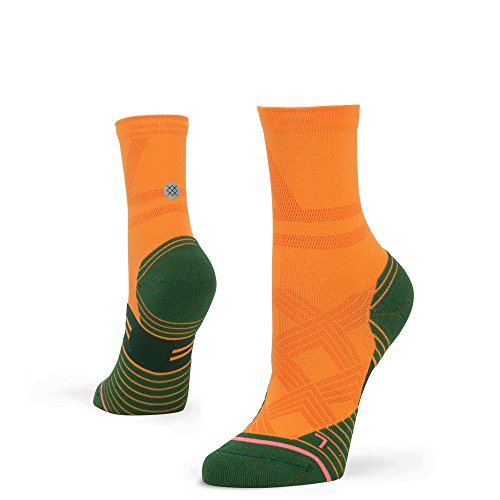 Stance Damen Run The Gator Crew Laufsocken, orange, 35-37 von Stance