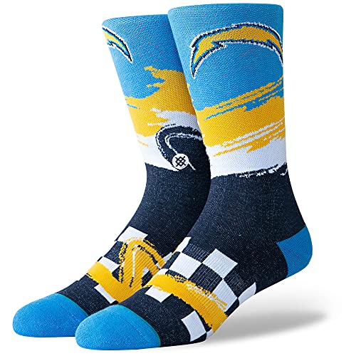 Stance Herren Chargers Wave Racer Socken, Blue, L von Stance