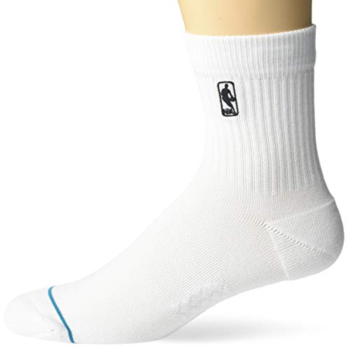 Stance Herren Logoman St Qtr Socken, White, M, A356A20LOG Stance Herren Logoman St Qtr Socken, White, M, A356A20LOG von Stance
