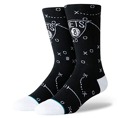 Stance Herren Nets Playbook Socken, Schwarz, M EU von Stance