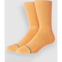 Stance Icon Washed Crew Socks peach von Stance