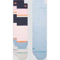 Stance Powdered Mid Poly Snow 2 Pack Funktionssocken pinkfade Stance Powdered Mid Poly Snow 2 Pack Funktionssocken pinkfade von Stance