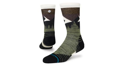 socken stance performance mid wool crew khaki socken stance performance mid wool crew khaki von Stance