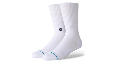 stance icon crew socken weis von Stance