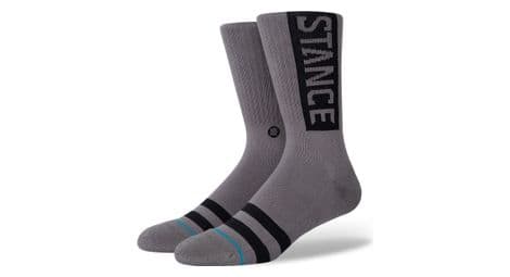 stance og crew socken grau von Stance