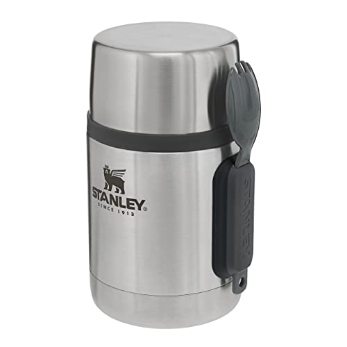 Stanley Adventure Stainless Steel All-In-One Thermobehälter für Essen mit Spork 532 ml - Edelstahl Warmhaltebehälter Essen - BPA-Frei - Hält 12 Stunden Heiß oder Kalt - Spülmaschinenfest Stanley Adventure Stainless Steel All-In-One Thermobehälter für Essen mit Spork 532 ml - Edelstahl Warmhaltebehälter Essen - BPA-Frei - Hält 12 Stunden Heiß oder Kalt - Spülmaschinenfest von STANLEY