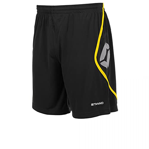 Stanno Pisa Short | Kurze Sporthose für Damen und Herren (größe 3XL, schwarz, Slim fit) von Stanno