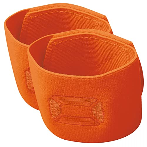 Stanno Stutzenhalter | Regulierbare Schienbeinschonerhalter für Damen und Herren (orange) von Stanno