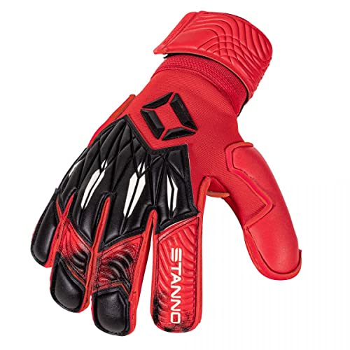 Stanno Torwarthandschuhe - Ultimate Grip III - Zuverlässiger Griff - Handschuhe für Den Ehrgeizigen Keeper Rot - Größe 11 von Stanno