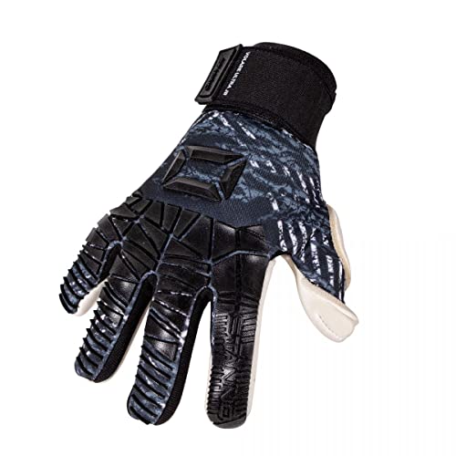 Stanno Torwarthandschuhe - Junior - Volare Ultra Jr - Zuverlässiger Griff - Handschuhe für Den Ehrgeizigen Keeper - Perfekte Passform - Schwarz - Größe 7 von Stanno