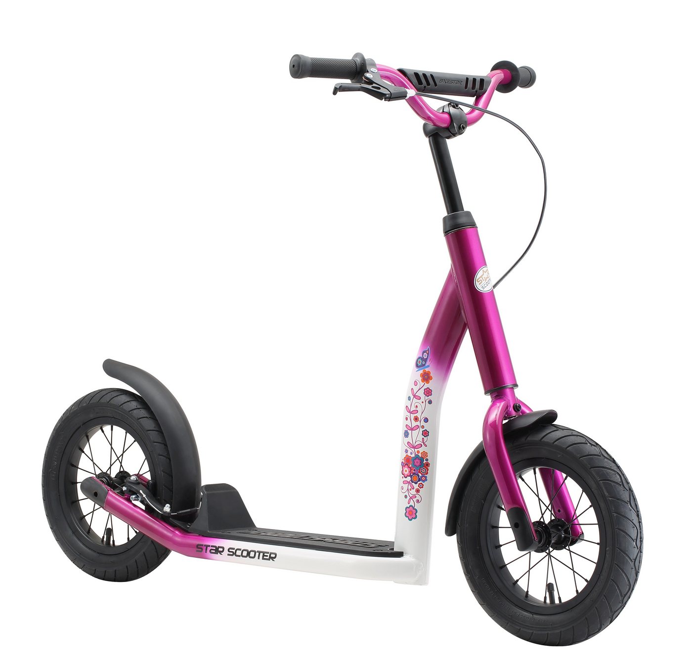 Star-Scooter Cityroller 12 Zoll, ab 8 Jahre, Kinder City Roller ab 124 cm, Jungen, Mädchen, Höhenverstellbar, Seitenständer Star-Scooter Cityroller 12 Zoll, ab 8 Jahre, Kinder City Roller ab 124 cm, Jungen, Mädchen, Höhenverstellbar, Seitenständer von Star-Scooter