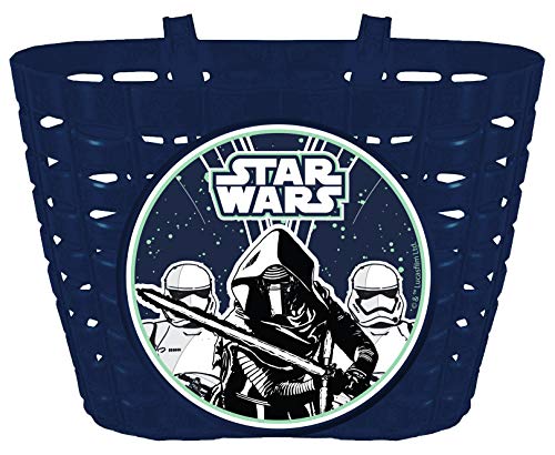 Disney Jungen Star Wars Fahrradkorb, Mehrfarbig, Maße B/T/H: ca. 20 x 14 x 14cm von Star Wars