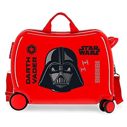 Star Wars Darth Vader Kinderkoffer, 50 x 38 x 20 cm, starr, ABS, seitlicher Zahlenkombinationsverschluss, 34 l, 1,8 kg, 4 Räder, Handgepäck. von Star Wars