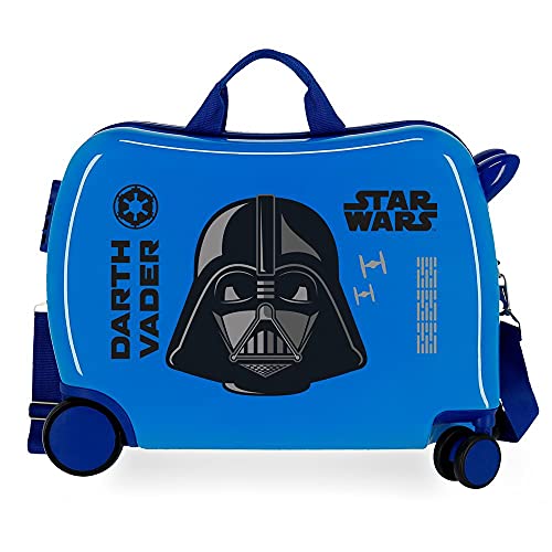 Star Wars Darth Vader Kinderkoffer, blau, 50 x 38 x 20 cm, starr, ABS, seitlicher Zahlenkombinationsverschluss, 34 l, 1,8 kg, 4 Räder, Handgepäck. Star Wars Darth Vader Kinderkoffer, blau, 50 x 38 x 20 cm, starr, ABS, seitlicher Zahlenkombinationsverschluss, 34 l, 1,8 kg, 4 Räder, Handgepäck. von Star Wars