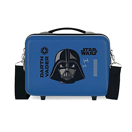 Star Wars Darth Vader Kulturbeutel, anpassbar, mit Umhängetasche, Blau, 29 x 21 x 15 cm, starr, ABS 9,14 l von Star Wars