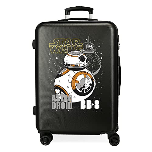 Star Wars Droids, Schwarz, 48x68x26 cms, Mittelgroßer Koffer Star Wars Droids, Schwarz, 48x68x26 cms, Mittelgroßer Koffer von Star Wars