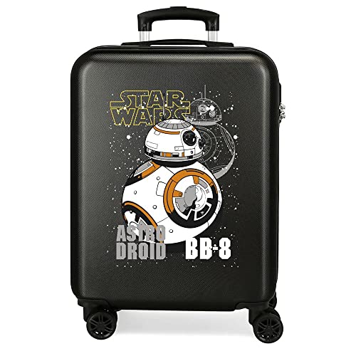 Star Wars Droids Kabinentrolley, Schwarz, 38 x 55 x 20 cm, Hartplastik, seitlicher Kombinationsverschluss 34, 2 kg, 4 Räder, Handgepäck, Schwarz, 38x55x20 cms, Kabinenkoffer Star Wars Droids Kabinentrolley, Schwarz, 38 x 55 x 20 cm, Hartplastik, seitlicher Kombinationsverschluss 34, 2 kg, 4 Räder, Handgepäck, Schwarz, 38x55x20 cms, Kabinenkoffer von Star Wars
