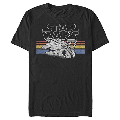 Star Wars Herren Falcon Stripes Giddy Up T-Shirt, L Star Wars Herren Falcon Stripes Giddy Up T-Shirt, L von Star Wars