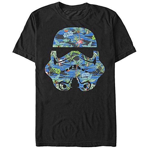 Star Wars Herren Hula Helmet Graphic T-Shirt, Schwarz, XXL Star Wars Herren Hula Helmet Graphic T-Shirt, Schwarz, XXL von Star Wars
