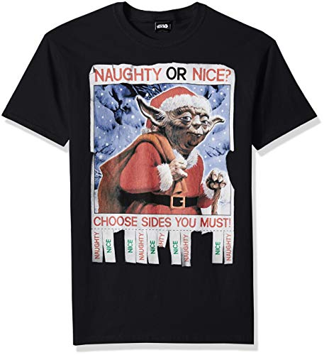 Star Wars Herren Officially Licensed Star Wars Naughty Or Nice Men's Tee T-Shirt, XXL von Star Wars