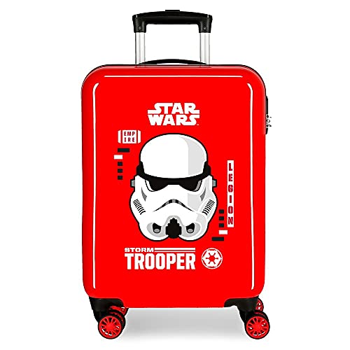 Star Wars Storm Kabinentasche, rot, 38 x 55 x 20 cm, aus ABS, seitlicher Zahlenkombinationsverschluss, 34 l, 2 kg, 4 Doppelrollen, Handgepäck. Star Wars Storm Kabinentasche, rot, 38 x 55 x 20 cm, aus ABS, seitlicher Zahlenkombinationsverschluss, 34 l, 2 kg, 4 Doppelrollen, Handgepäck. von Star Wars