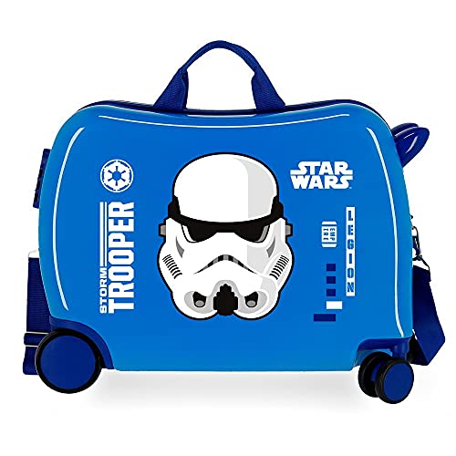 Star Wars Storm Kinderkoffer, Blau, 50 x 38 x 20 cm, starr, ABS, seitlicher Zahlenkombinationsverschluss, 34 l, 1,8 kg, 4 Räder, Handgepäck. Star Wars Storm Kinderkoffer, Blau, 50 x 38 x 20 cm, starr, ABS, seitlicher Zahlenkombinationsverschluss, 34 l, 1,8 kg, 4 Räder, Handgepäck. von Star Wars