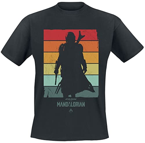 Star Wars The Mandalorian - Spectrum Männer T-Shirt schwarz M 100% Baumwolle Fan-Merch, Filme von Star Wars